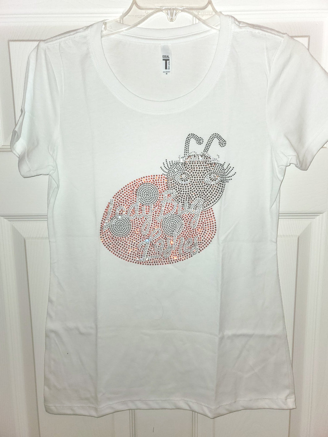 White BLING Tee - MEDIUM