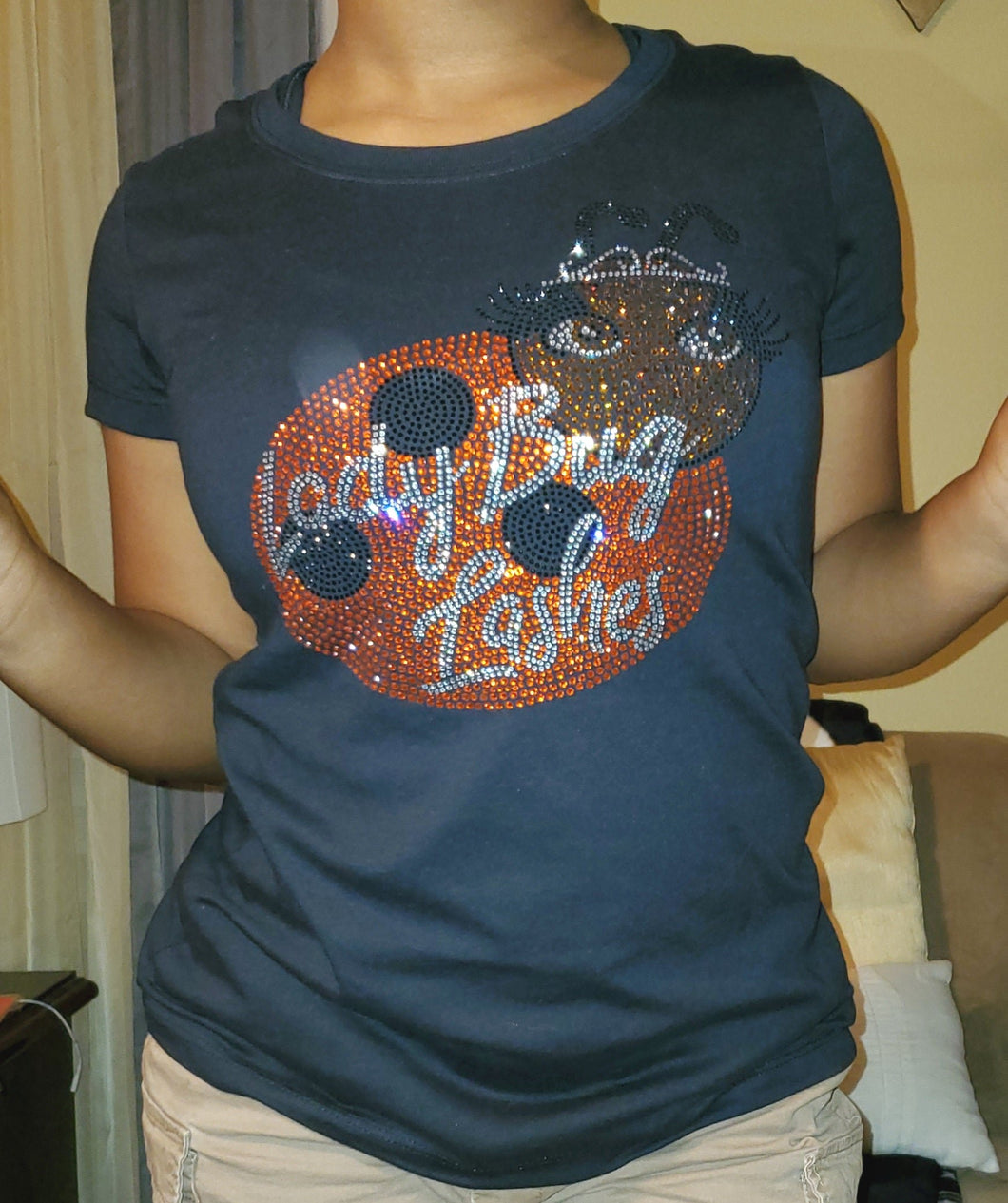 Black BLING Tee - SMALL