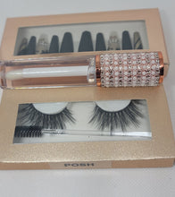 Load image into Gallery viewer, LASH/LIP GLOSS/PRESS-ON NAILS BUNDLE
